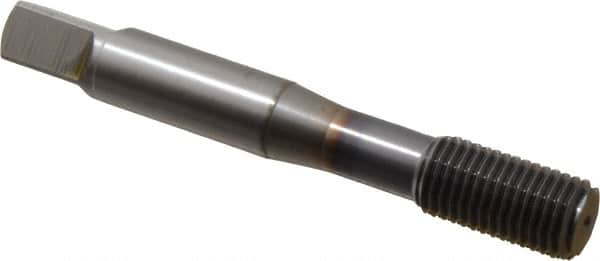 OSG - M10x1.25 Metric Fine D9 Thread Limit Bottoming Thread Forming Tap - Powdered Metal High Speed Steel, TiCN Finish, 2-15/16" OAL, 1-1/4" Thread Length, Right Hand Thread, Series EXOTAP NRT - Benchmark Tooling