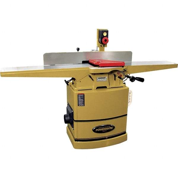 Jet - 7,000 RPM, 8" Cutting Width, 1/2" Cutting Depth, Jointer - 4-3/4" Fence Height, 38" Fence Length, 2 hp - Benchmark Tooling