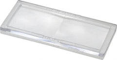 4-1/4 Inch Wide x 2 Inch High Window, Magnifier Welding Plate Clear