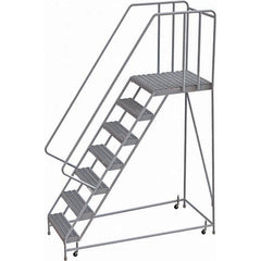 TRI-ARC - Rolling & Wall Mounted Ladders & Platforms Type: Rolling Warehouse Ladder Style: Rolling Safety Ladder - Benchmark Tooling