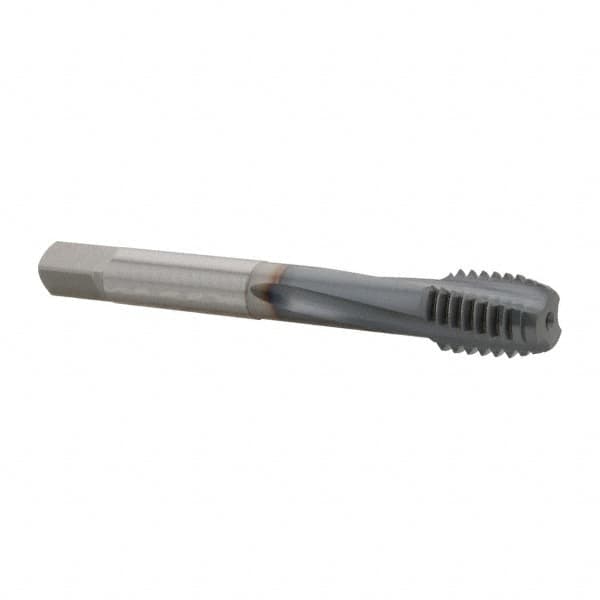 OSG - 7/16-14 UNC 3 Flute Modified Bottoming Spiral Flute Tap - Powdered Metal, TiCN Finish, 3-5/32" OAL, Right Hand Flute, Right Hand Thread, H5, Series EXOTAP VC-10TI - Benchmark Tooling