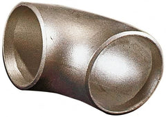 Merit Brass - 4" Grade 316L Stainless Steel Pipe 90° Short Radius Elbow - Butt Weld x Butt Weld End Connections - Benchmark Tooling