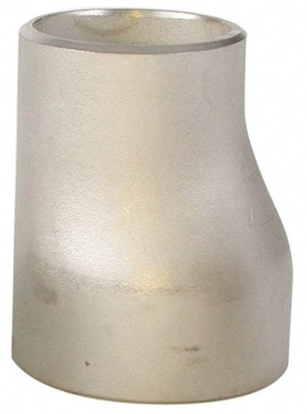 Merit Brass - 3 x 2-1/2" Grade 304L Stainless Steel Pipe Eccentric Reducer - Butt Weld x Butt Weld End Connections - Benchmark Tooling
