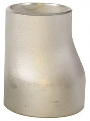 Merit Brass - 6 x 3" Grade 316L Stainless Steel Pipe Eccentric Reducer - Butt Weld x Butt Weld End Connections - Benchmark Tooling