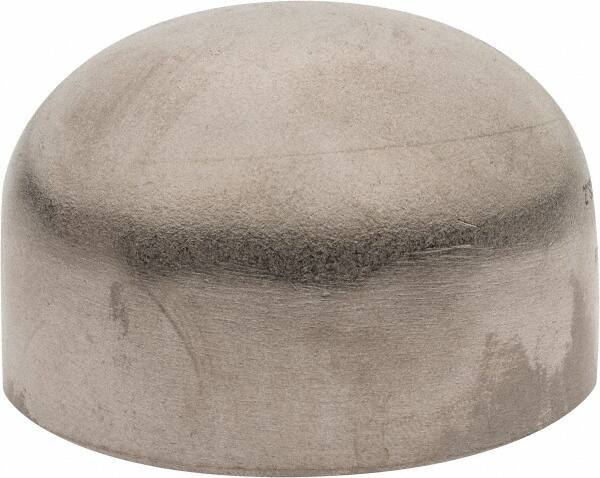 Merit Brass - 2" Grade 304L Stainless Steel Pipe End Cap - Butt Weld End Connections - Benchmark Tooling