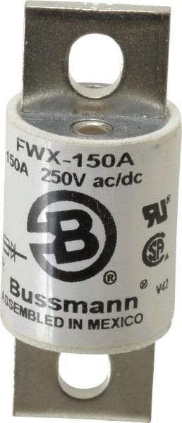 Cooper Bussmann - 250 VAC/VDC, 150 Amp, Fast-Acting Semiconductor/High Speed Fuse - Stud Mount Mount, 3-1/8" OAL, 200 (RMS), 50 at DC kA Rating, 1-7/32" Diam - Benchmark Tooling