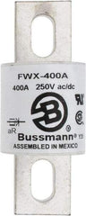 Cooper Bussmann - 250 VAC/VDC, 400 Amp, Fast-Acting Semiconductor/High Speed Fuse - Stud Mount Mount, 3-27/32" OAL, 200 (RMS), 50 at DC kA Rating, 1-1/2" Diam - Benchmark Tooling