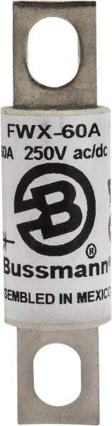 Cooper Bussmann - 250 VAC/VDC, 60 Amp, Fast-Acting Semiconductor/High Speed Fuse - Stud Mount Mount, 3-3/16" OAL, 200 (RMS), 50 at DC kA Rating, 0.81" Diam - Benchmark Tooling