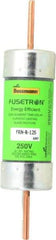 Cooper Bussmann - 125 VDC, 250 VAC, 125 Amp, Time Delay General Purpose Fuse - Bolt-on Mount, 7-1/8" OAL, 20 at DC, 200 (RMS) kA Rating, 1-9/16" Diam - Benchmark Tooling