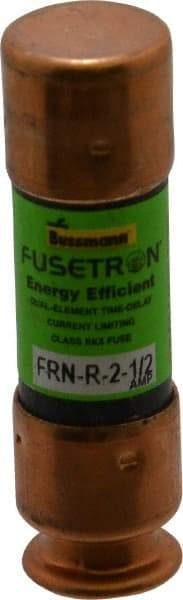 Cooper Bussmann - 125 VDC, 250 VAC, 2.5 Amp, Time Delay General Purpose Fuse - Fuse Holder Mount, 50.8mm OAL, 20 at DC, 200 (RMS) kA Rating, 9/16" Diam - Benchmark Tooling