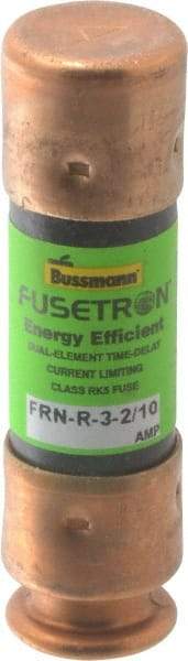 Cooper Bussmann - 125 VDC, 250 VAC, 3.2 Amp, Time Delay General Purpose Fuse - Fuse Holder Mount, 50.8mm OAL, 20 at DC, 200 (RMS) kA Rating, 9/16" Diam - Benchmark Tooling