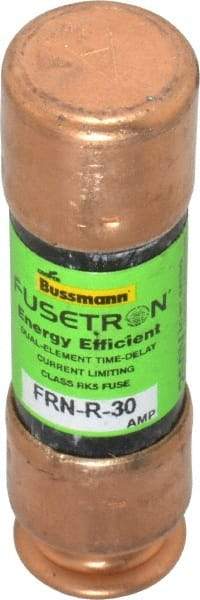 Cooper Bussmann - 125 VDC, 250 VAC, 30 Amp, Time Delay General Purpose Fuse - Fuse Holder Mount, 50.8mm OAL, 20 at DC, 200 (RMS) kA Rating, 9/16" Diam - Benchmark Tooling