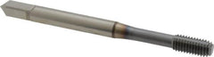 OSG - M5x0.80 Metric Coarse D4 Thread Limit Modified Bottoming Thread Forming Tap - Powdered Metal High Speed Steel, TiCN Finish, 2-3/8" OAL, 7/8" Thread Length, Right Hand Thread, Series EXOTAP NRT - Benchmark Tooling