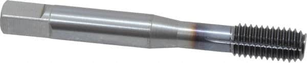 OSG - M8x1.25 Metric Coarse D5 Thread Limit Modified Bottoming Thread Forming Tap - Powdered Metal High Speed Steel, TiCN Finish, 2-23/32" OAL, 1-1/8" Thread Length, Right Hand Thread, Series EXOTAP NRT - Benchmark Tooling