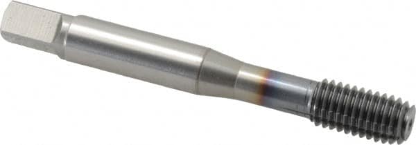 OSG - M8x1.25 Metric Coarse D9 Thread Limit Modified Bottoming Thread Forming Tap - Powdered Metal High Speed Steel, TiCN Finish, 2-23/32" OAL, 1-1/8" Thread Length, Right Hand Thread, Series EXOTAP NRT - Benchmark Tooling