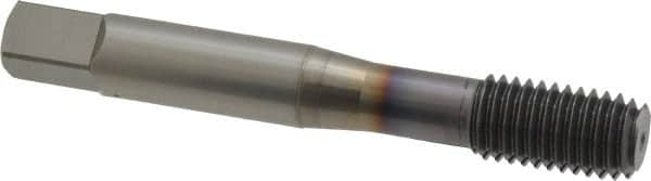 OSG - M10x1.50 Metric Coarse D6 Thread Limit Modified Bottoming Thread Forming Tap - Powdered Metal High Speed Steel, TiCN Finish, 2-15/16" OAL, 1-1/4" Thread Length, Right Hand Thread, Series EXOTAP NRT - Benchmark Tooling