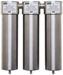 Parker - 1/2" Port, 10" High x 10" Wide, FRL Filter with Stainless Steel Bowl & Automatic Drain - 175 Max psi, 120°F Max - Benchmark Tooling