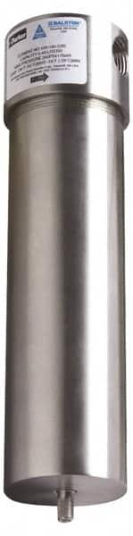 Parker - 1/2" Port, 10" High x 3" Wide, FRL Filter with Stainless Steel Bowl & Automatic Drain - 175 Max psi, 120°F Max - Benchmark Tooling