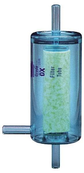 Parker - 1/4" Outlet, 125 Max psi, Inline Filters, Regulators & Lubricators - 7.3 CFM, Disposable Gas or Liquid Filter, 4-1/2" Long - Benchmark Tooling