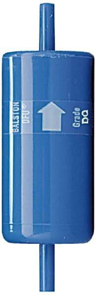 Parker - 1/4" Outlet, 125 Max psi, Inline Filters, Regulators & Lubricators - 7.3 CFM, Disposable Gas or Liquid Filter, 4-1/2" Long - Benchmark Tooling