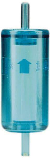 Parker - 1/4" Outlet, 125 Max psi, Inline Filters, Regulators & Lubricators - 7.3 CFM, Disposable Gas or Liquid Filter, 4-1/2" Long - Benchmark Tooling