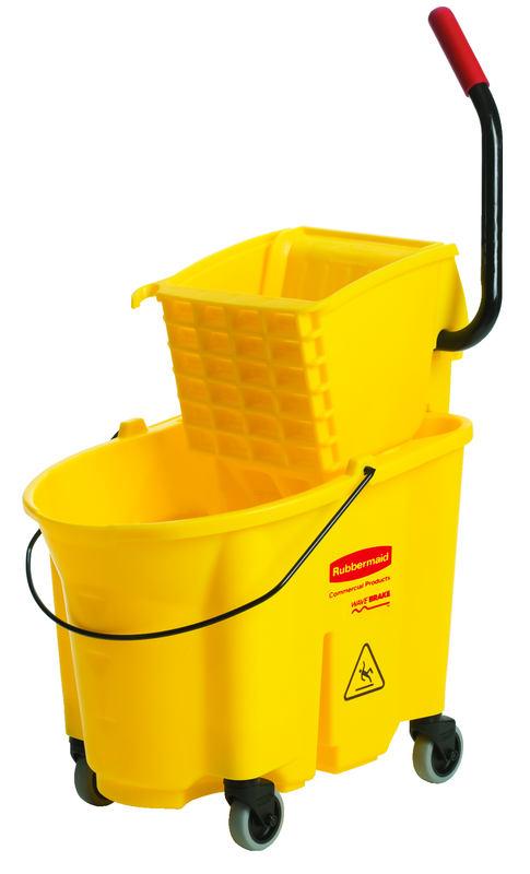 WaveBrake 35 Quart Mop Bucket and Wringer System - Benchmark Tooling