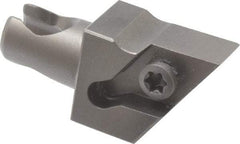 Kennametal - Right Hand Cut, Size KM12, DC.. Insert Compatiblity, External Modular Turning & Profiling Cutting Unit Head - 8mm Ctr to Cutting Edge, 20mm Head Length, Through Coolant, Series Screw-On - Benchmark Tooling