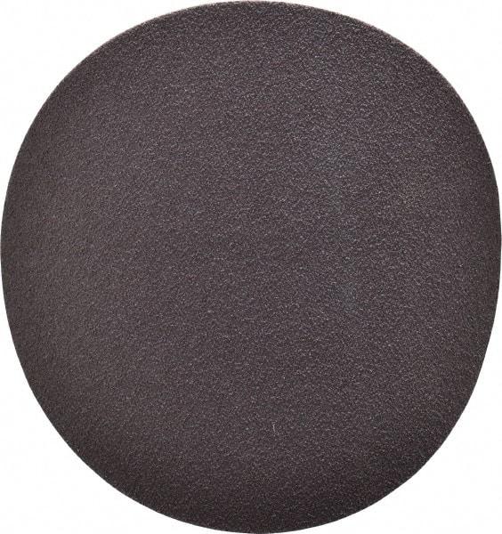 Norton - 6" Diam, 80 Grit Aluminum Oxide Adhesive PSA Disc - Coarse Grade, Brown, X Weighted Backing, Flexible - Benchmark Tooling