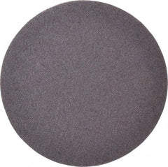 Norton - 8" Diam, 36 Grit Aluminum Oxide Adhesive PSA Disc - Very Coarse, Maroon, X Weighted Cloth Backing, Flexible - Benchmark Tooling