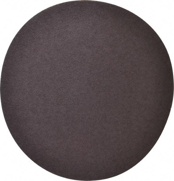 Norton - 8" Diam, 60 Grit Aluminum Oxide Adhesive PSA Disc - Coarse Grade, Maroon, X Weighted Backing, Flexible - Benchmark Tooling