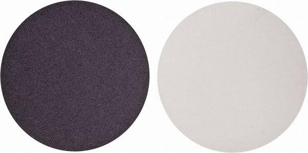 Norton - 10" Diam, 36 Grit Aluminum Oxide Adhesive PSA Disc - Very Coarse, Brown, X Weighted Cloth Backing, Flexible - Benchmark Tooling