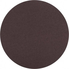 Norton - 10" Diam, 100 Grit Aluminum Oxide Adhesive PSA Disc - Medium Grade, Brown, X Weighted Backing, Flexible - Benchmark Tooling