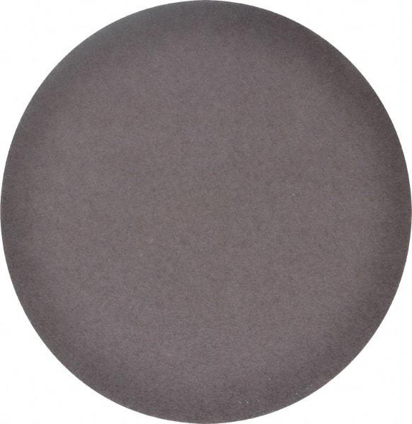 Norton - 12" Diam, 36 Grit Aluminum Oxide Adhesive PSA Disc - Very Coarse, Brown, X Weighted Cloth Backing, Flexible - Benchmark Tooling