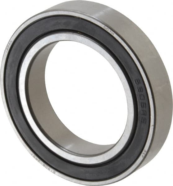 SKF - 30mm Bore Diam, 47mm OD, Double Seal Thin Section Radial Ball Bearing - 9mm Wide, 1 Row, Round Bore, 1,020 Lb Static Capacity, 1,640 Lb Dynamic Capacity - Benchmark Tooling