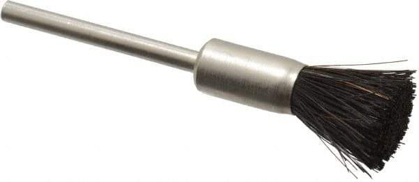 Weiler - 5/16" Brush Diam, End Brush - 1/8" Diam Shank, 25,000 Max RPM - Benchmark Tooling