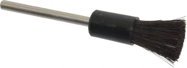 Weiler - 5/16" Brush Diam, End Brush - 1/8" Diam Shank, 25,000 Max RPM - Benchmark Tooling