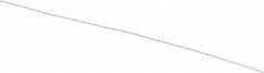 Weiler - 0.03" Diam Helical Nylon Tube Brush - 0.012" Filament Diam, 1/2" Brush Length, 4" OAL, 0.015" Diam Shank - Benchmark Tooling