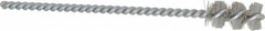 Weiler - 0.515" Diam Helical Nylon Tube Brush - 0.012" Filament Diam, 1" Brush Length, 5" OAL, 0.194" Diam Shank - Benchmark Tooling
