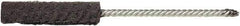 Weiler - 1/2" Diam Helical Steel Tube Brush - 0.006" Filament Diam, 2" Brush Length, 5" OAL, 5/32" Diam Shank - Benchmark Tooling