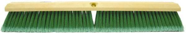 Weiler - 24" General Purpose Synthetic Push Broom - 3" Bristle Length, Foam Block, Threaded Handle Connection, Handle Sold Separately - Benchmark Tooling