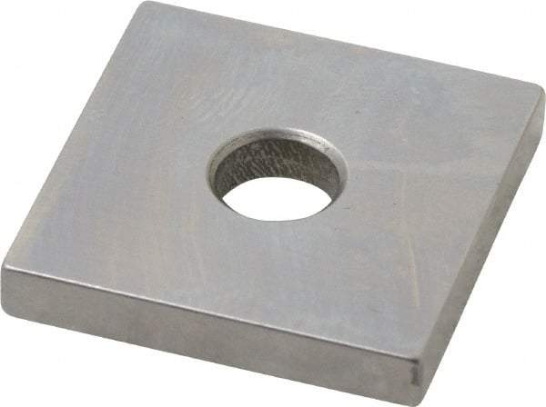 Mitutoyo - 0.147" Square Steel Gage Block - Accuracy Grade 0, Includes Certificate of Inspection - Benchmark Tooling