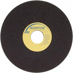 Norton - 7" 60 Grit Aluminum Oxide Cutoff Wheel - 3/32" Thick, 1-1/4" Arbor, 6,550 Max RPM, Use with Stationary Grinders - Benchmark Tooling