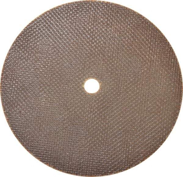 Norton - 6" 60 Grit Aluminum Oxide Cutoff Wheel - 0.06" Thick, 1/2" Arbor, 10,190 Max RPM, Use with Die Grinders - Benchmark Tooling