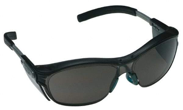 3M - +1.5, Gray Lenses, Anti-Fog, Framed Magnifying Safety Glasses - UV Protection, Adjustable Temples, Gray Plastic Frame, ANSI Z87.1-2003 - Benchmark Tooling