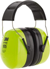 3M - Over the Head Black & Green Earmuffs - 30 NRR Rating - Benchmark Tooling