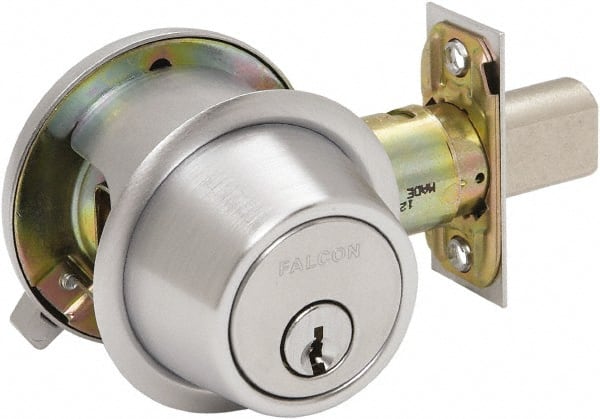 Falcon - 5 Pin Schlage C Kwy Double Cylinder Deadbolt - Exact Industrial Supply