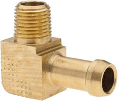 Eaton - 1/8 Barbed Thread 90° Male Elbow - Brass - Benchmark Tooling