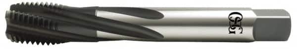 OSG - 1-1/4 - 7 UNC 5 Flute 2B Modified Bottoming Spiral Flute Tap - Vanadium High Speed Steel, Oxide Finish, 180mm OAL, Right Hand Flute, Right Hand Thread, Series 13014 - Benchmark Tooling