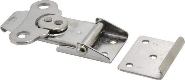 Value Collection - 3.43" Long x 2-3/4" Wide x 0.67" High, Draw Latch - Stainless Steel, with Natural Finish - Benchmark Tooling