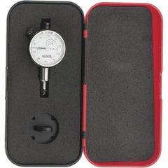 SPI - 1/4" Range, 0-50-0 Dial Reading, 0.001" Graduation Dial Drop Indicator - 1-1/2" Dial, 0.1" Range per Revolution, Revolution Counter, Includes NPL Traceability Certification - Benchmark Tooling